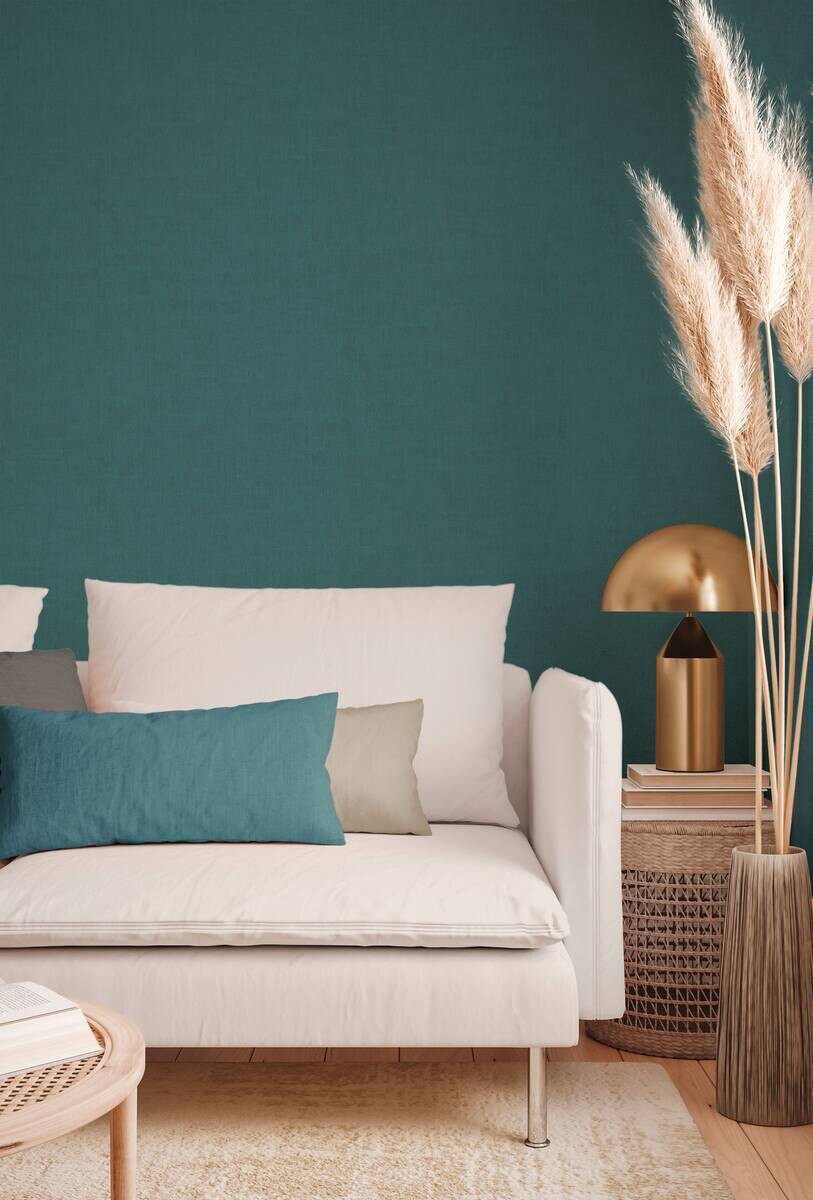 A.S.Creation Vliestapete petrol B/H/D: ca. 53x1005x8,8 cm