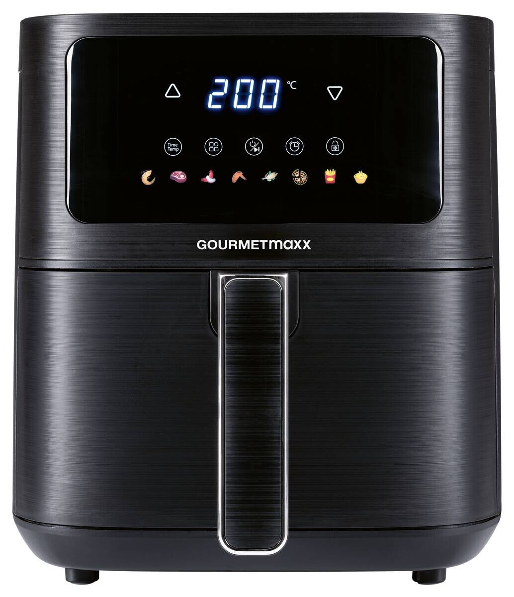 GOURMETmaxx Heißluftfritteuse 16394 schwarz Kunststoff B/H/L: ca. 26x29,5x36 cm ca. 4,5 l