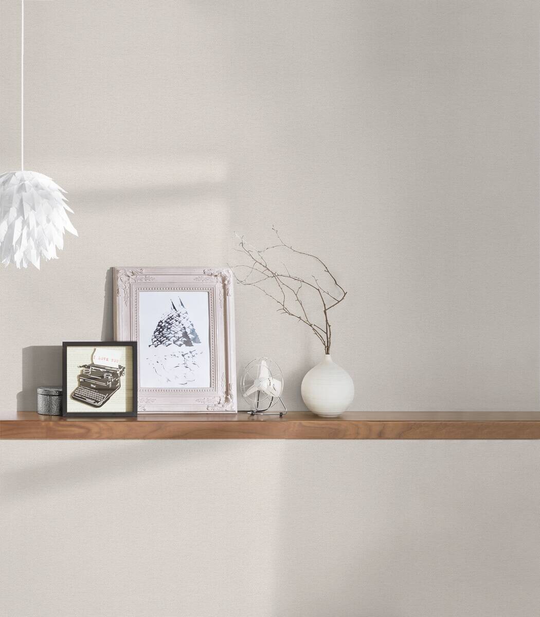 A.S.Creation Vliestapete creme B/H/D: ca. 53x1500x10,8 cm