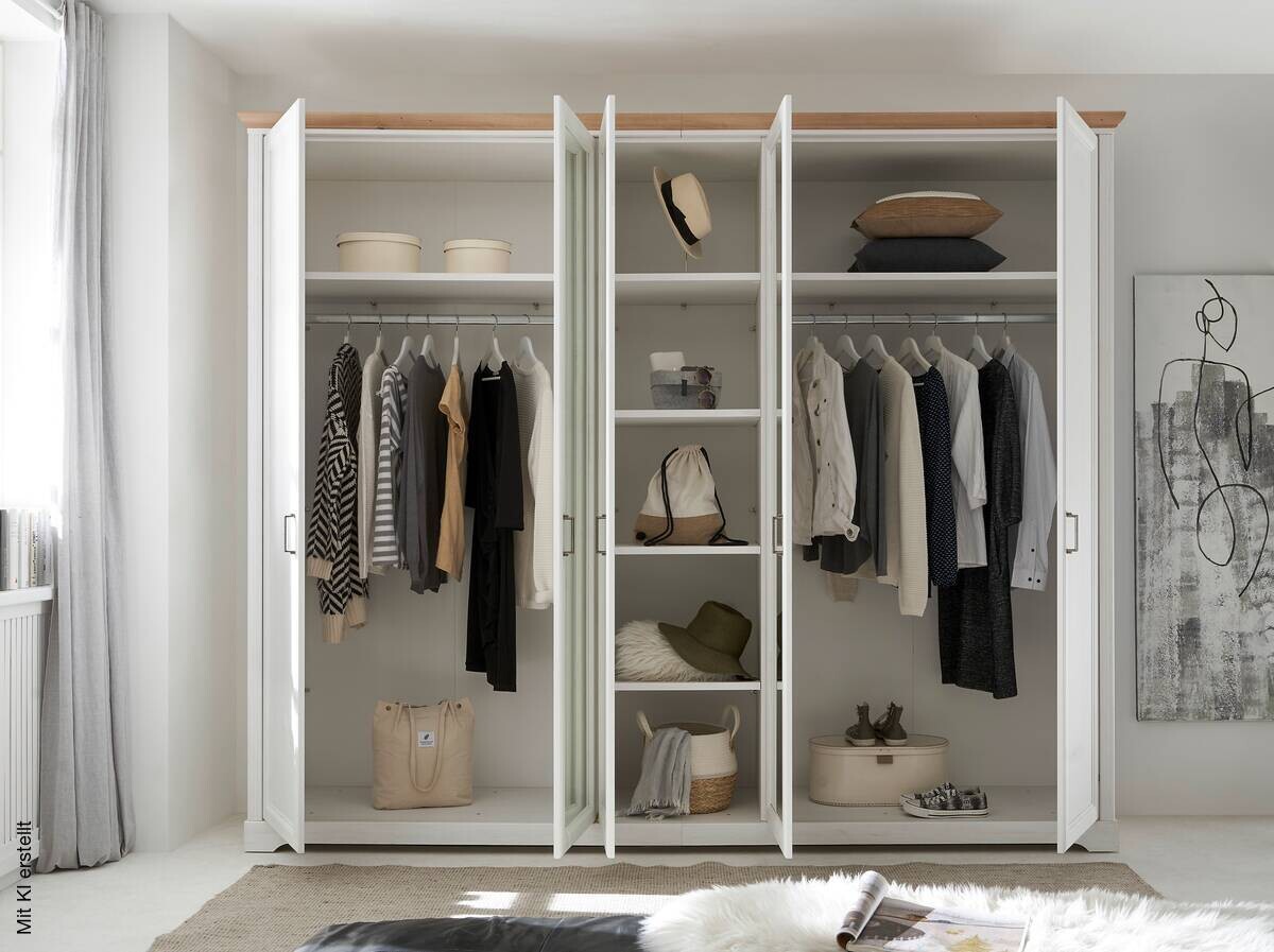 Kleiderschrank Jasmin B/H/T: ca. 266x220x64 cm