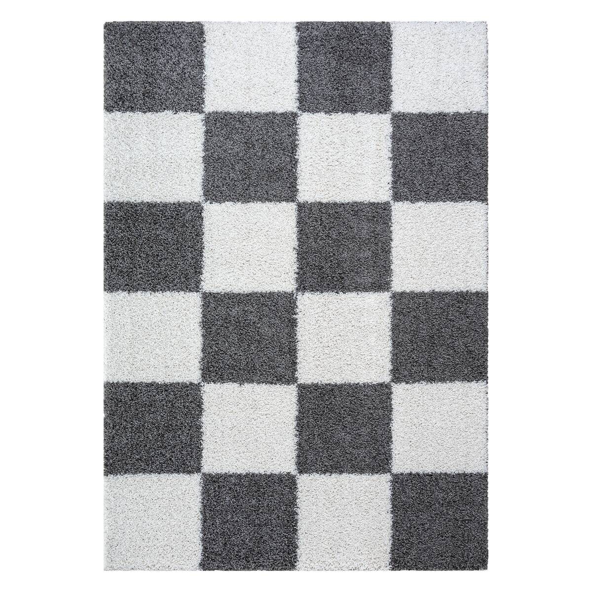 Sanat Hochflorteppich MILANO grau B/L: ca. 200x290 cm