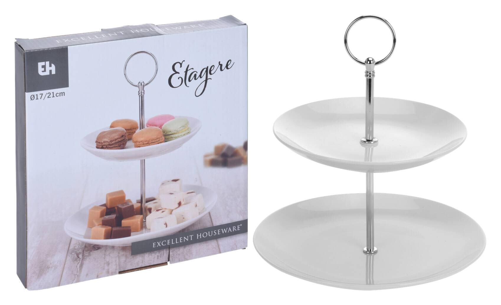 Etagere weiß Porzellan