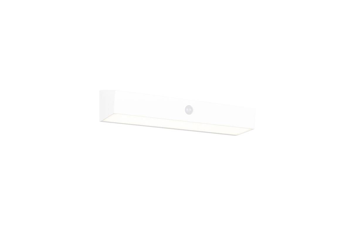 Solar-Außenwandleuchte weiß B/H/T: ca. 3,3x6x9,4 cm