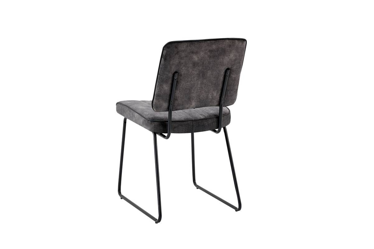 Stuhl LIAM 4er-Set anthrazit B/H/T: ca. 45x83x61 cm