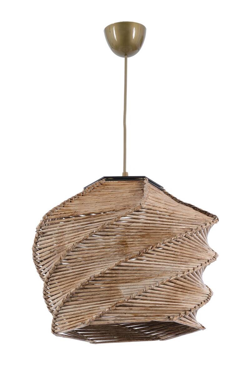 Opviq Pendelleuchte Ruche kamel B/H/T/L/D: ca. 32x65x32x32x32 cm E27 1 Brennstellen