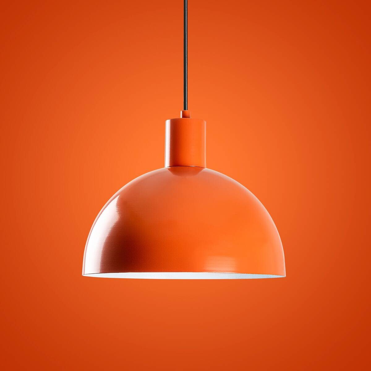 Opviq Pendelleuchte orange B/H/T: ca. 30x117x30 cm E27 1 Brennstellen