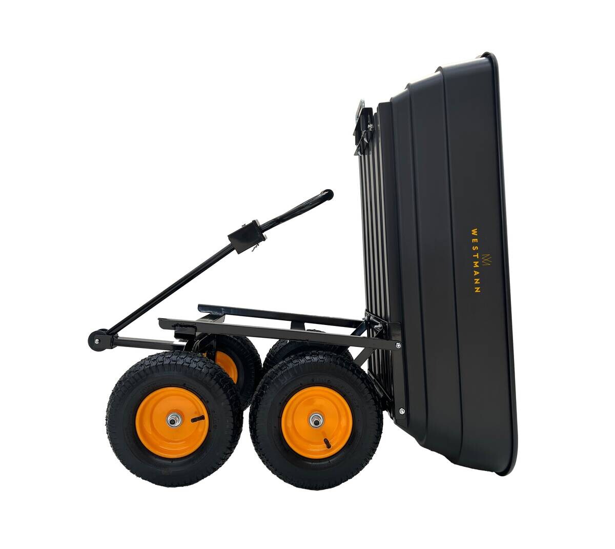 Westmann Schubkarre Prakta schwarz B/H/L: ca. 59,5x105x119 cm