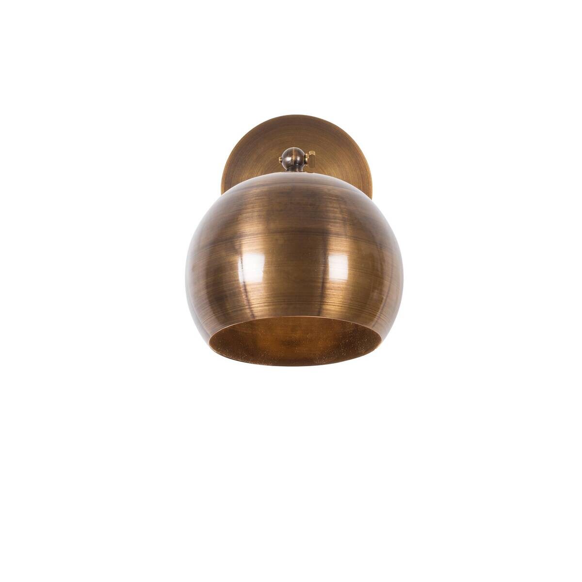Opviq Wandleuchte Sivani bronze Metall B/H/T/L/D: ca. 28x21x28x15x15 cm E27 1 Brennstellen