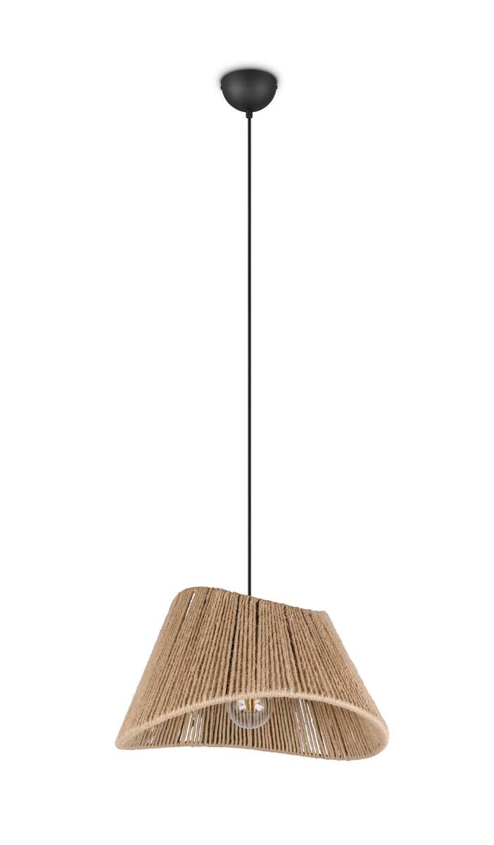 Reality Pendelleuchte schwarz Metall H: ca. 150 cm E27 1 Brennstellen