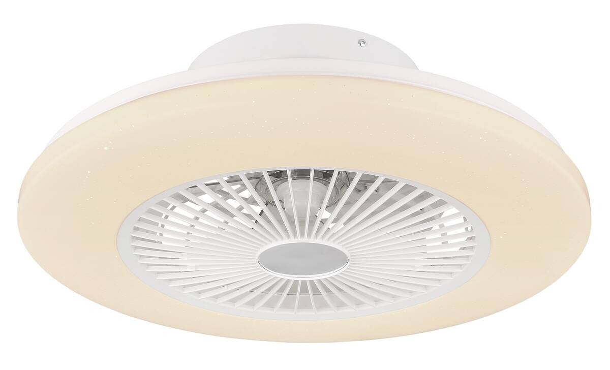 GLOBO LED-Deckenventilator weiß Opal H/D: ca. 16x52,5 cm max. 30 W