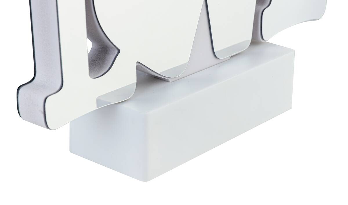 Nolo LED-Infinityleuchte Love weiß B/H/T: ca. 20x4,5x9,7 cm