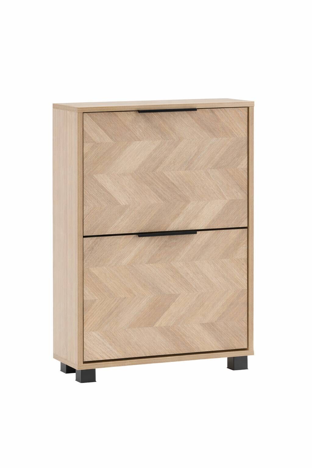 Schuhkipper Piazza, 2er Eiche Nachbildung B/H/T: ca. 59,8x85,7x19,55 cm