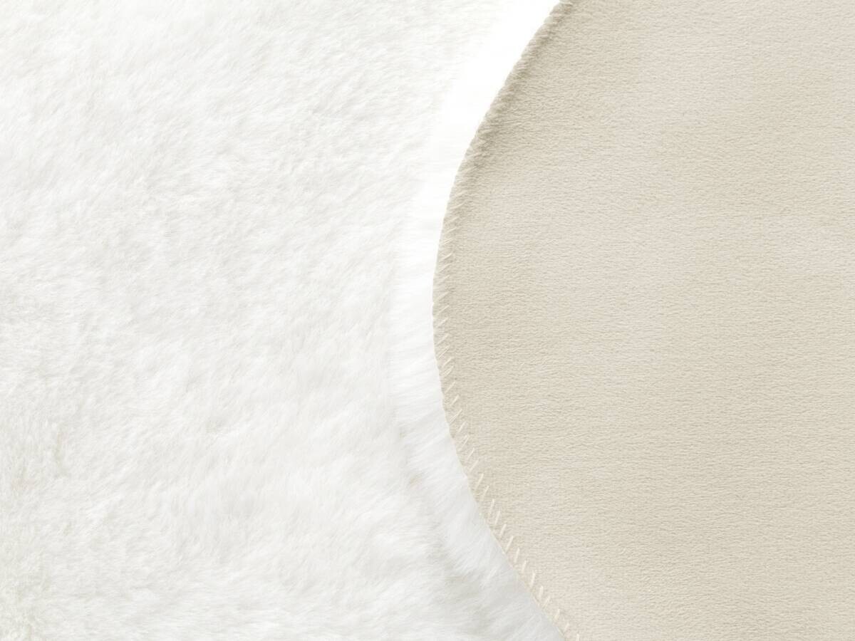 Fellimitat Moya weiß B/L: ca. 40x57 cm