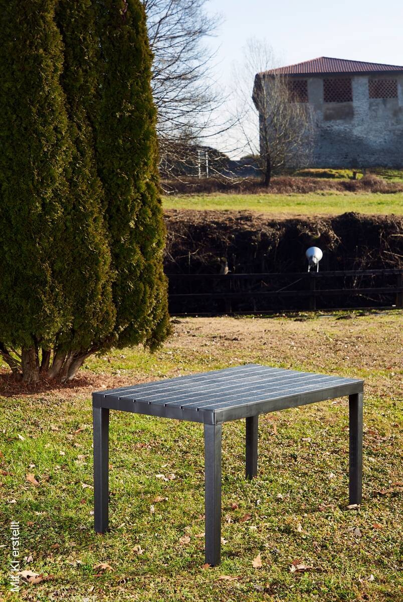ProGarden Gartentisch Sumatra anthrazit Kunststoff B/H/L: ca. 78x72x138 cm