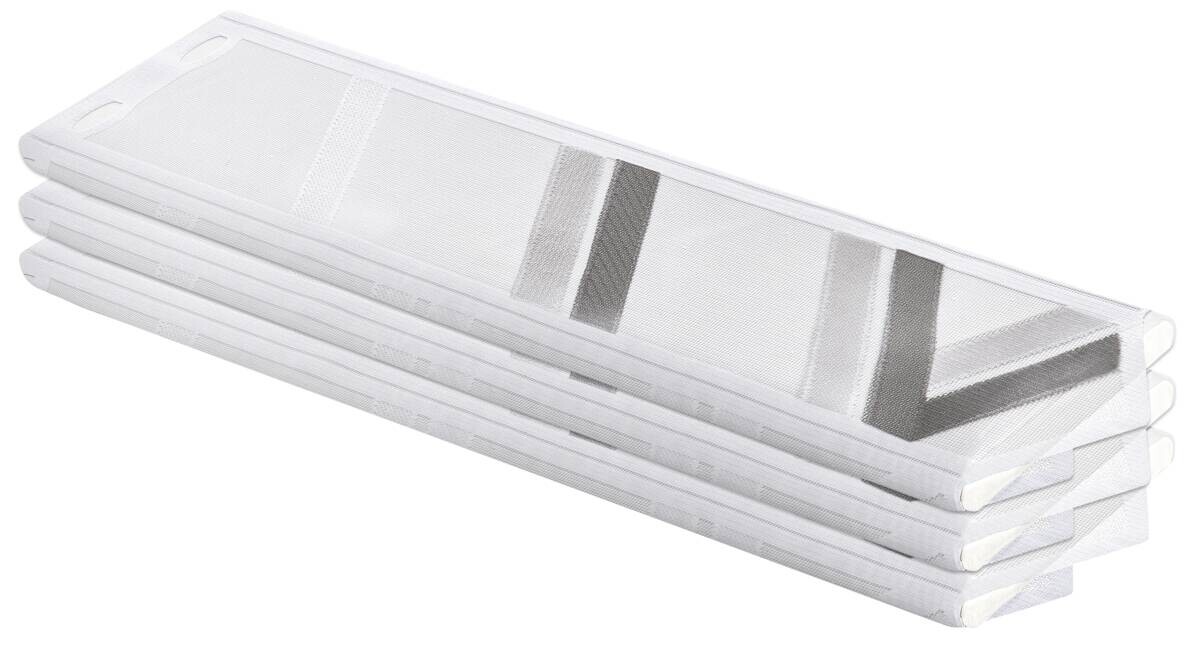 Scheibengardinen-Meterware weiß H: ca. 60 cm