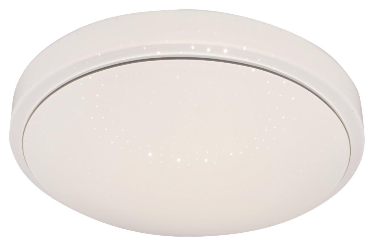 POCOline Deckenleuchte Cosmos weiß Chrom Kunststoff Metall D: ca. 38 cm