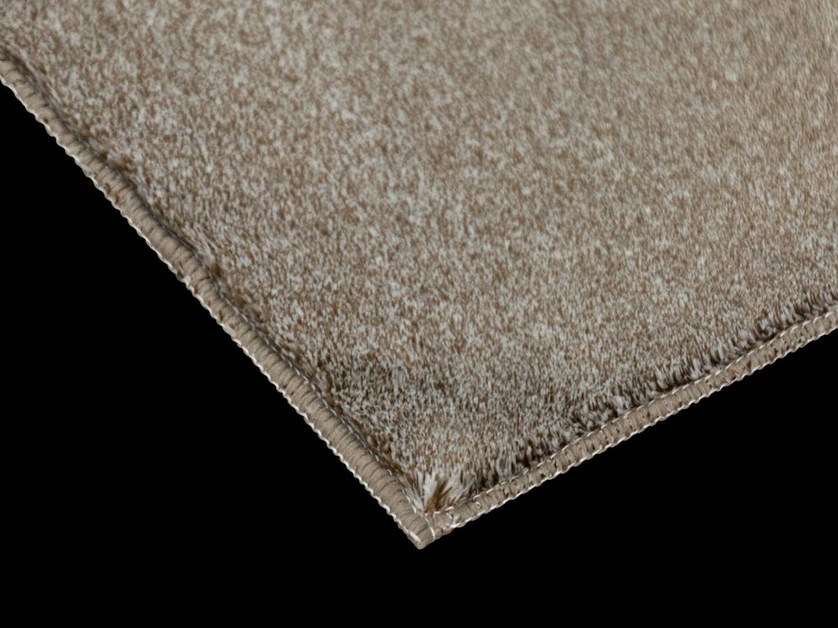 Teppich Flanell Mocca B/L: ca. 120x160 cm