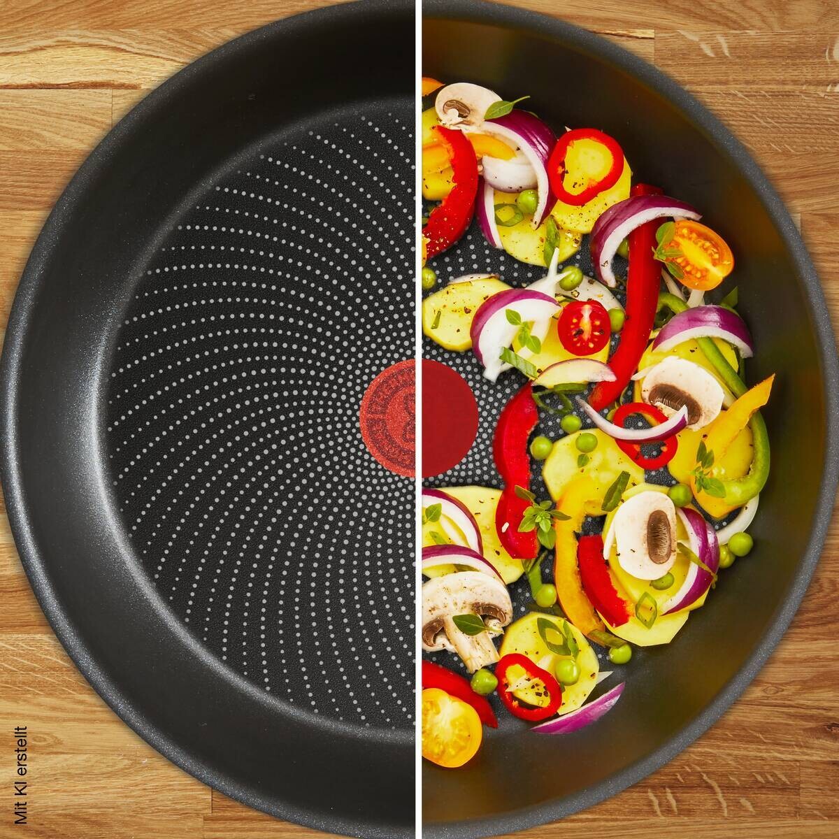 Tefal Pfanne schwarz Aluminium