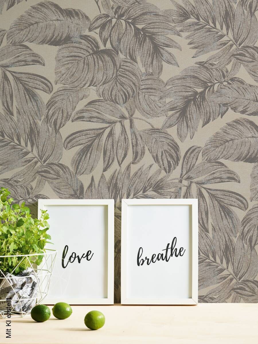 A.S.Creation Vliestapete beige grau B/H/D: ca. 53x1005x10 cm