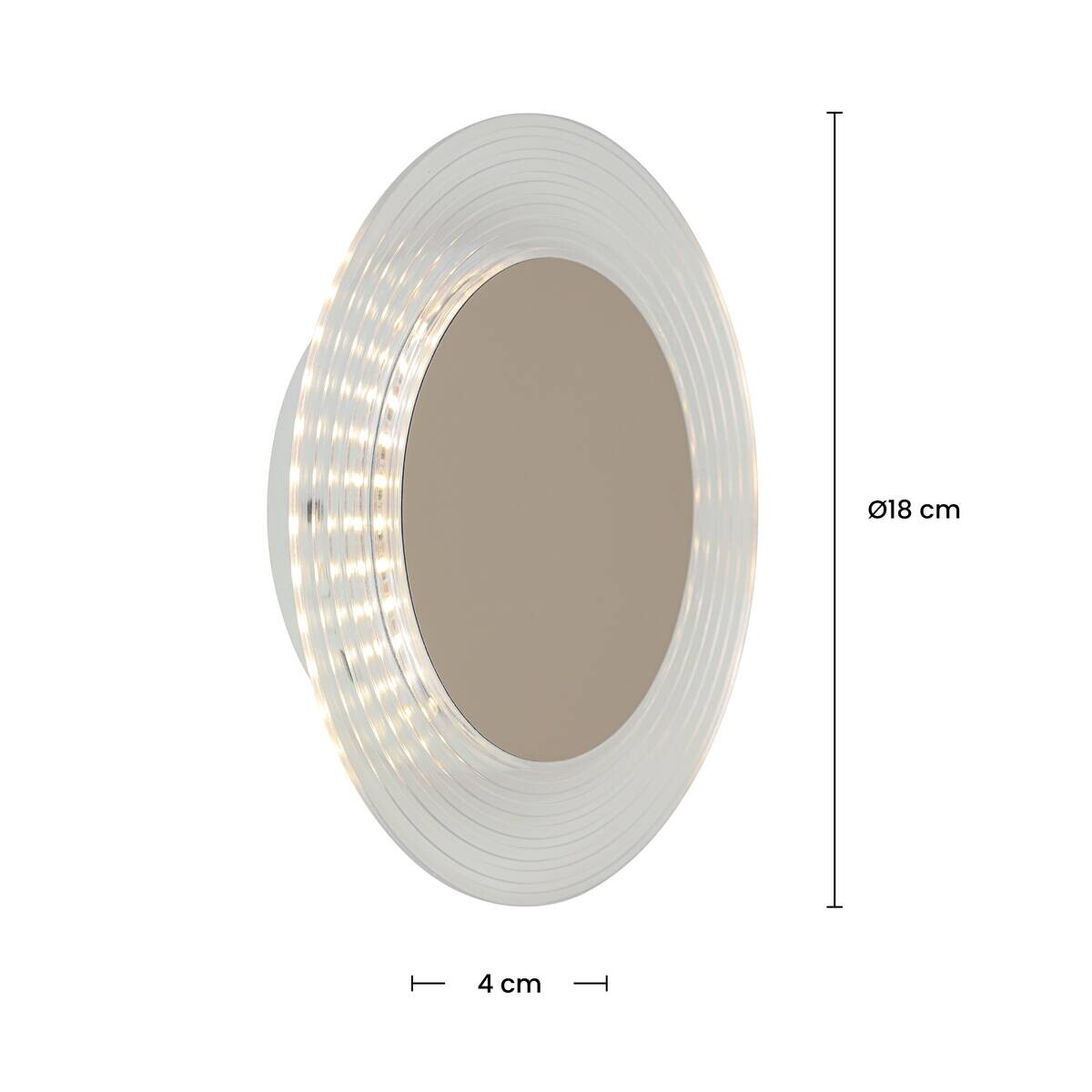 Nolo Akku-LED-Wandleuchte Dot H/D: ca. 3x18 cm