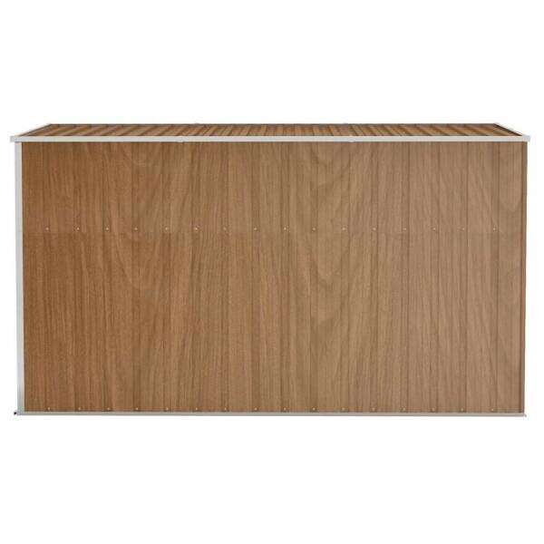 vidaXL Gartenhaus braun B/H/T: ca. 118x178x288 cm