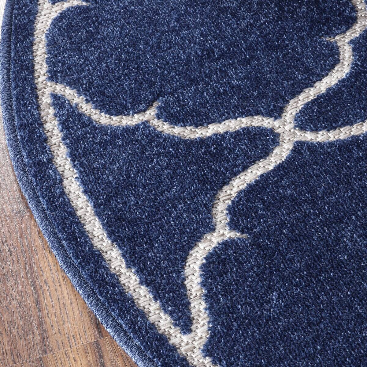 Sanat Outdoorteppich BERLIN blau B/L: ca. 120x120 cm