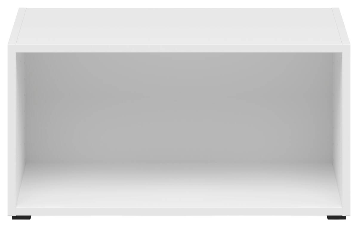 Regal System 64 weiß matt B/H/T: ca. 64x32x33 cm