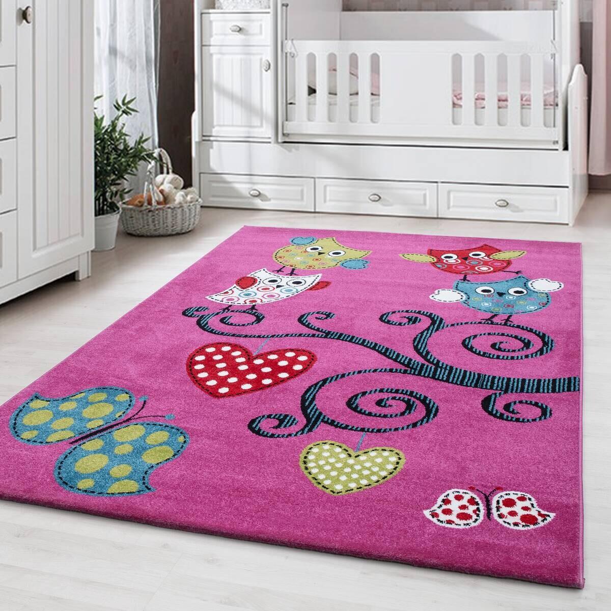 Ayyildiz Teppich KIDS violett B/L: ca. 140x200 cm