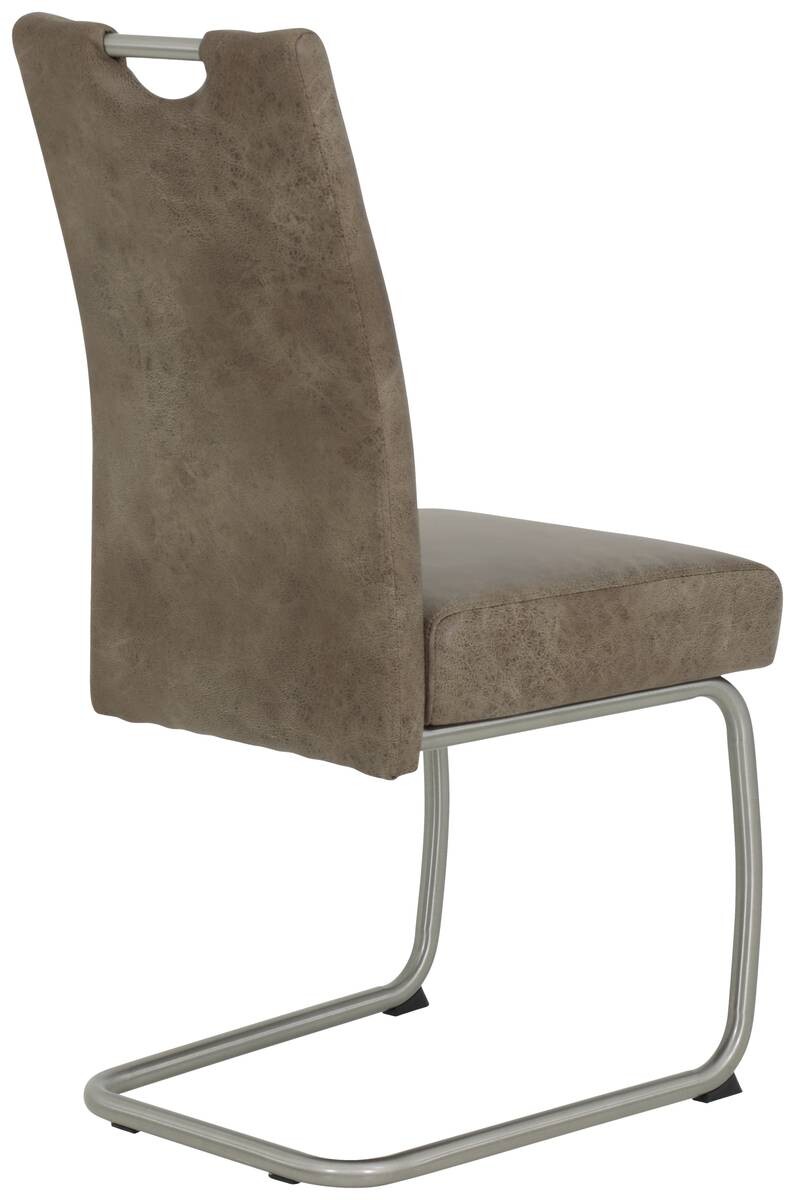 Schwingstuhl Sophia 4er Set schlamm Vintage Microfaser B/H/T: ca. 43x99x58 cm