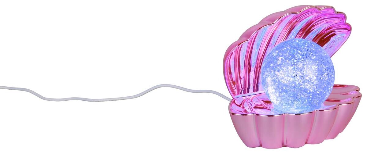 Reality LED-Tischlleuchte Shelly pink Kunststoff