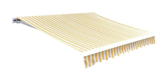 vidaXL Markisenstoff gelb 100% Polyester B/L: ca. 245x280 cm