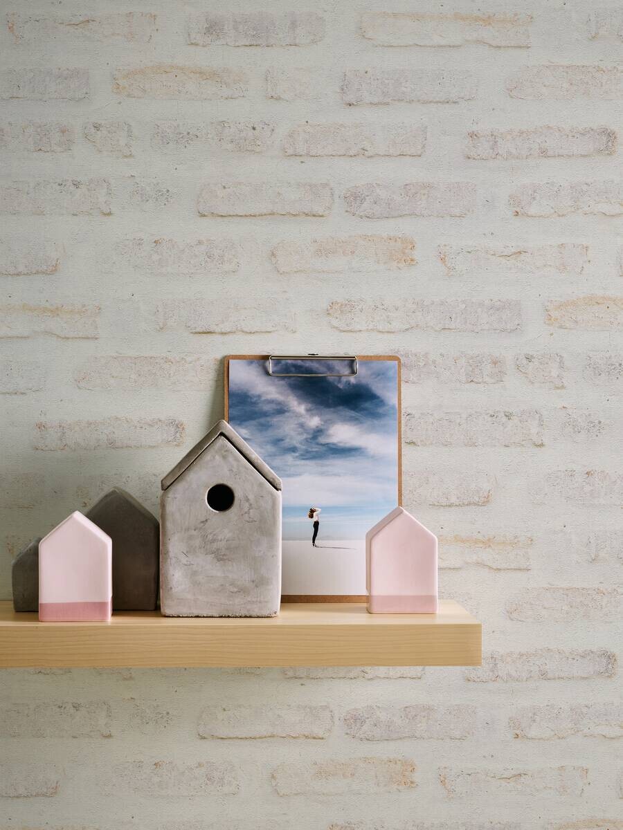 A.S.Creation Vliestapete rot grau B/H/D: ca. 53x1005x8,5 cm