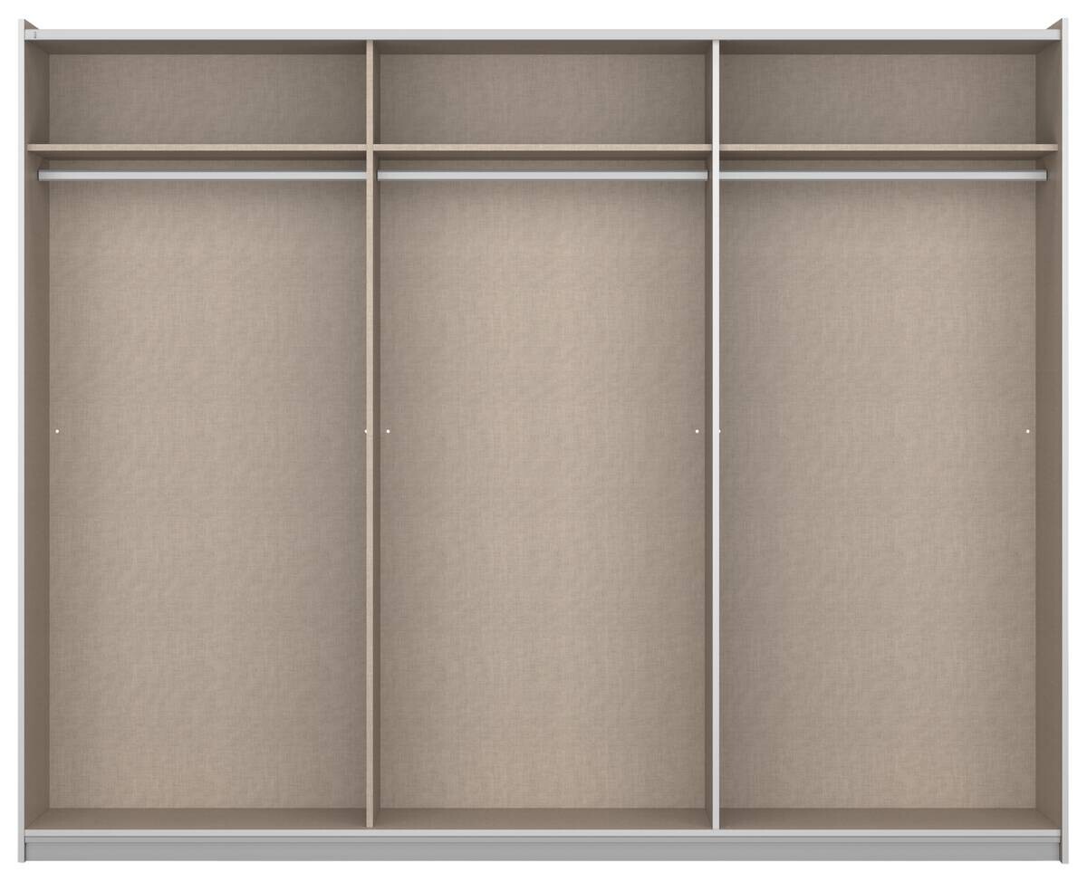 Schwebetürenschrank Neo Alpinweiß B/H/T: ca. 261x210x59 cm