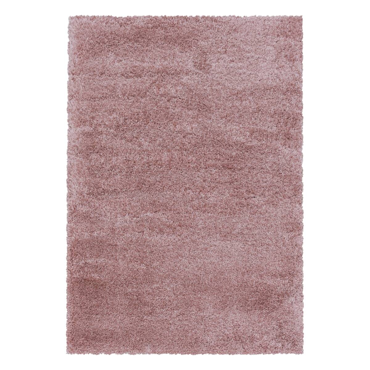 Ayyildiz Teppich FLUFFY rosé B/L: ca. 280x370 cm