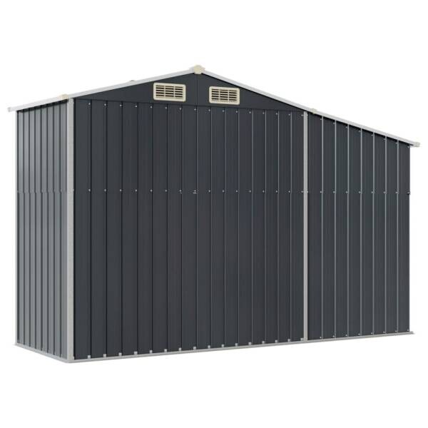 vidaXL Gerätehaus anthrazit B/H/T: ca. 277x179x93 cm