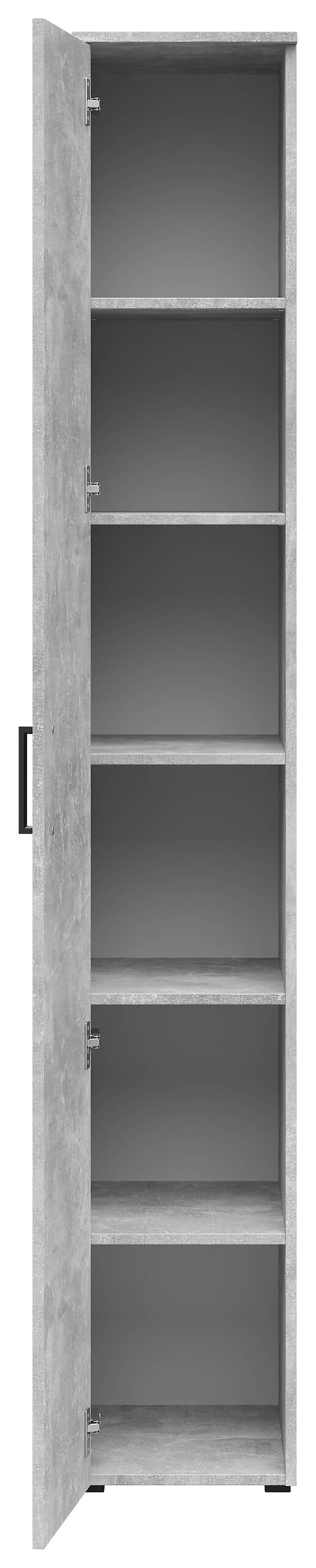 Schrank Multi-Stauraum Typ 8 Beton Optik B/H/T: ca. 30x195x40 cm