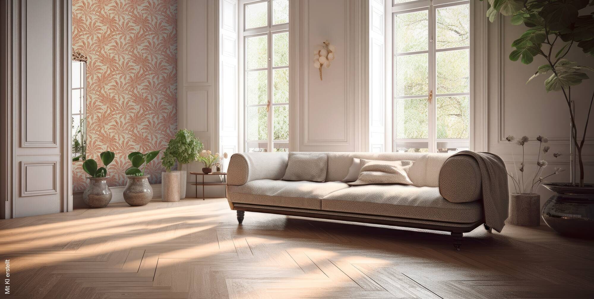 A.S.Creation Vliestapete rot orange beige B/H/D: ca. 53x1005x9,6 cm