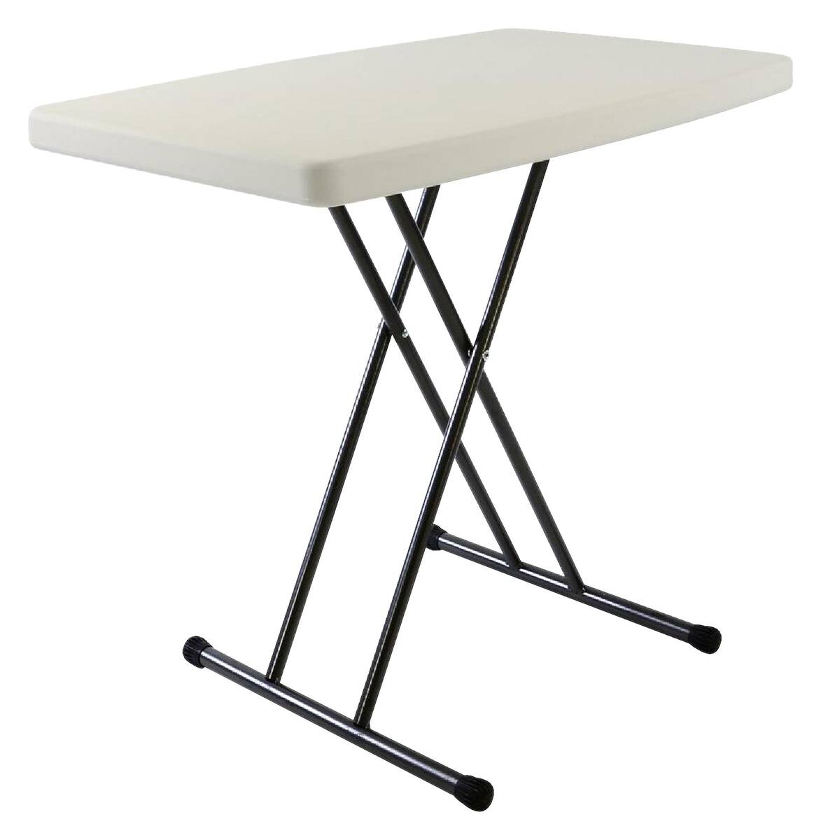 VCM Gartentisch weiß Kunststoff B/H/T: ca. 50x76x70 cm