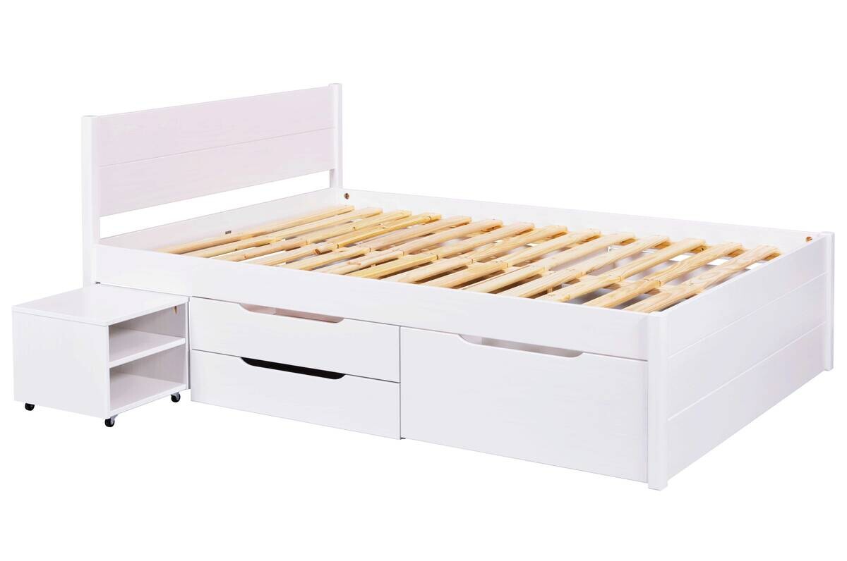 Funktionsbett Efetivo weiß