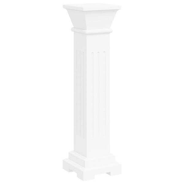 vidaXL Pflanzenständer weiß MDF B/H/L: ca. 17x66x17 cm
