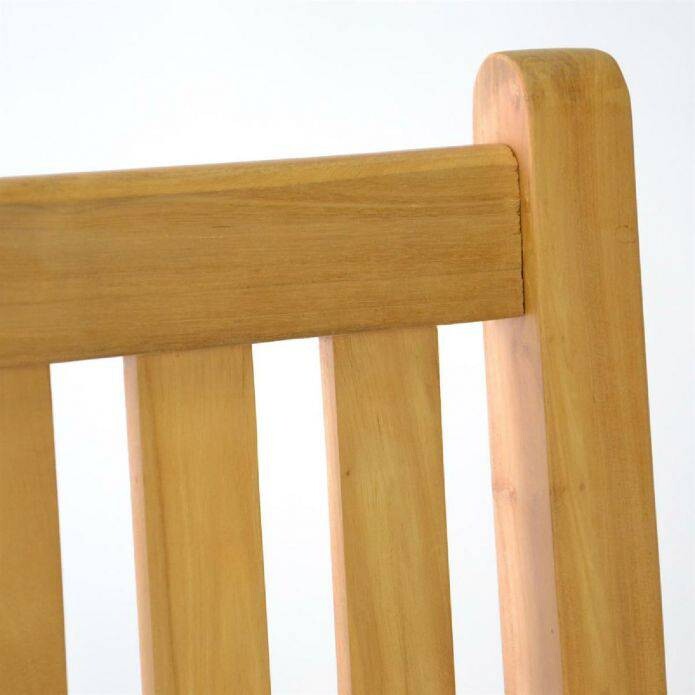 VCM Gartenbank braun Teakholz B/H/T: ca. 150x90x60 cm