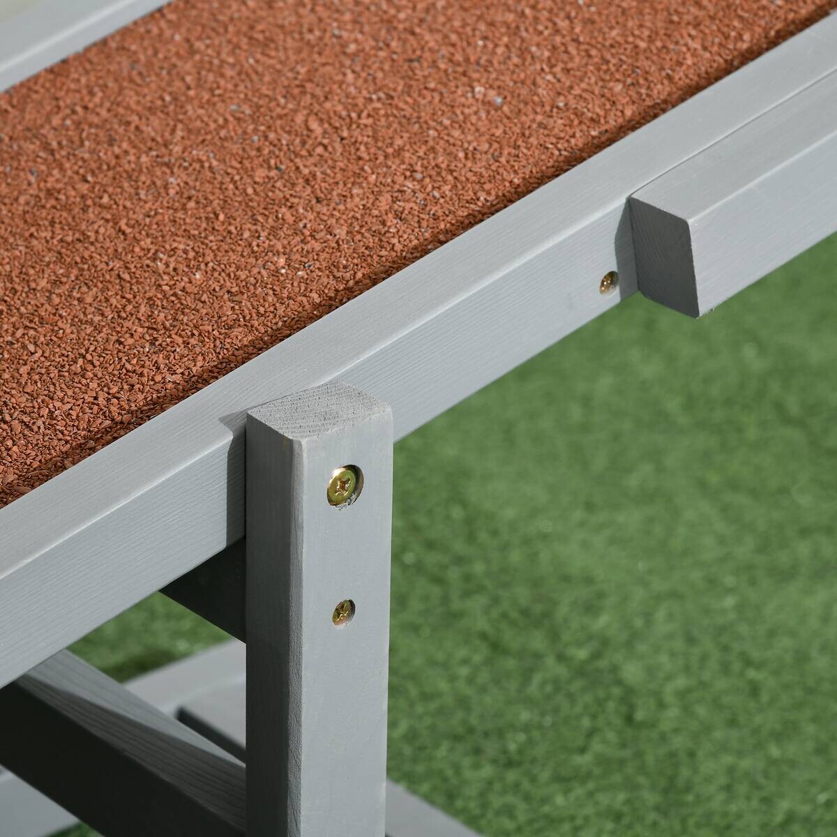 PawHut Hunde-Zubehör grau Polypropylen B/H/L: ca. 30x180x30 cm