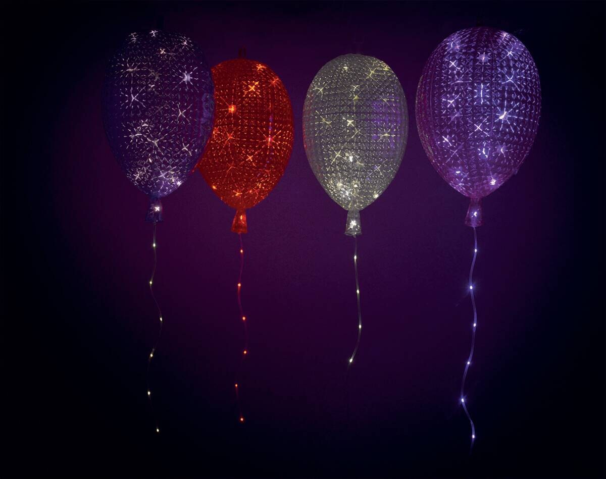 Näve Leuchten LED-Dekoballon weiß Kunststoff B/H/T/D: ca. 35x50x35x35 cm