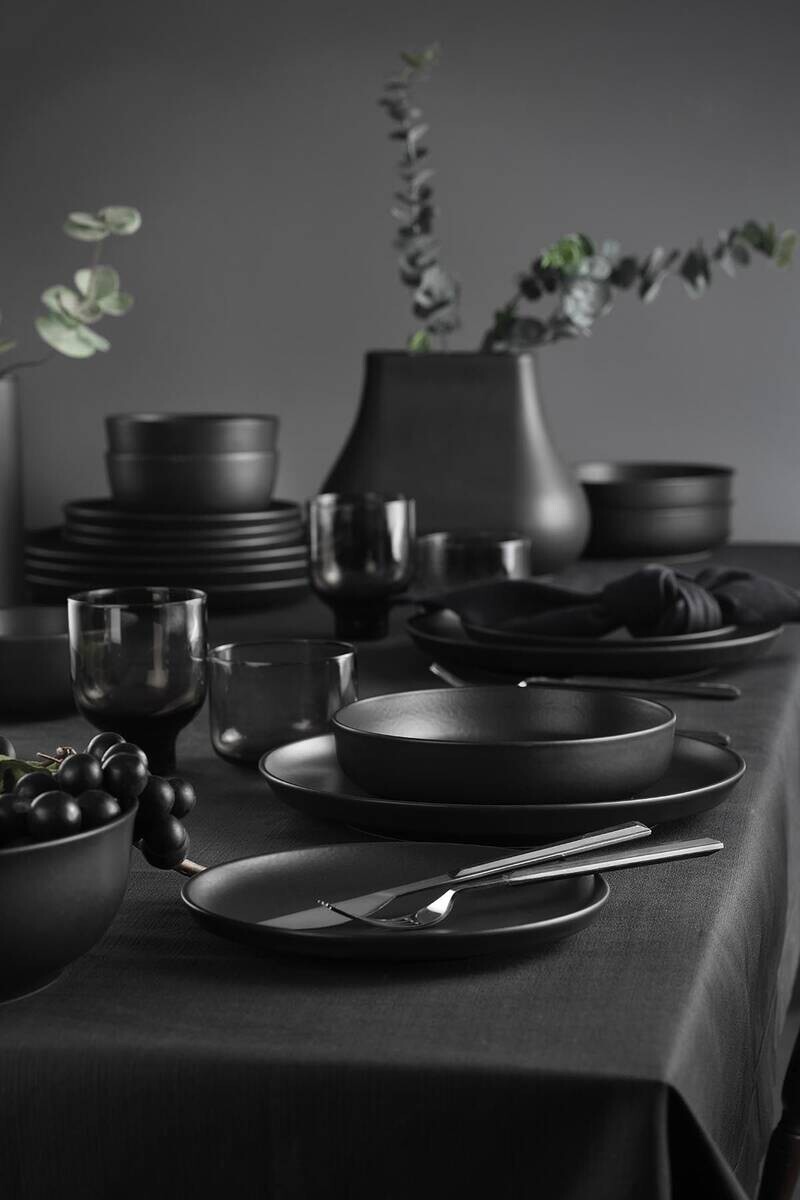 Hermia Concept Kombiservice schwarz Porzellan 18 tlg.