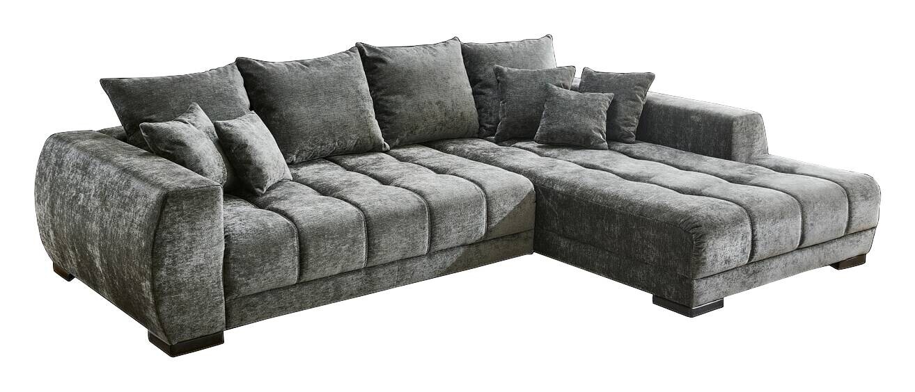 Ecksofa anthrazit Microfaser B/H/T: ca. 300x86x215 cm