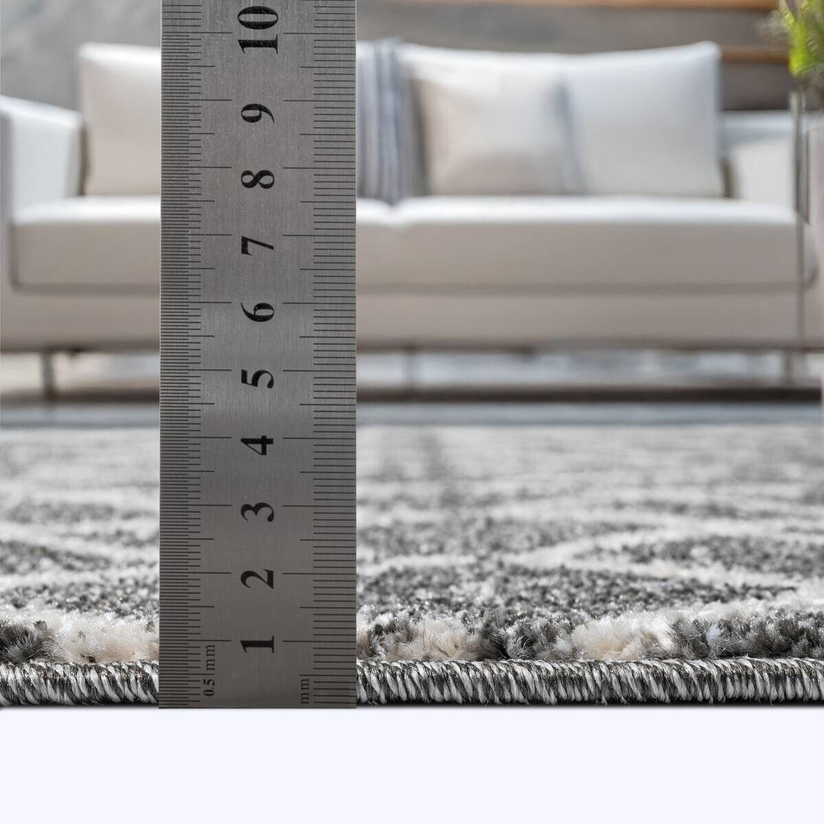 Sanat Teppich anthrazit B/L: ca. 170x120 cm