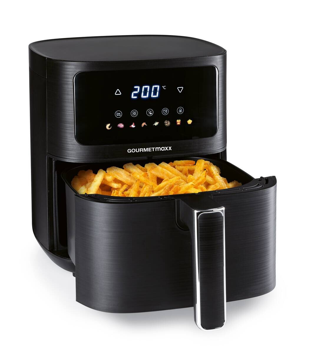 GOURMETmaxx Heißluftfritteuse 16394 schwarz Kunststoff B/H/L: ca. 26x29,5x36 cm ca. 4,5 l