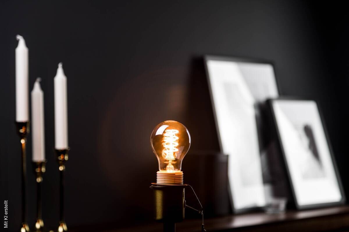 Blulaxa LED-Leuchtmittel Edison Filamentlampe Vintage 49073 E27