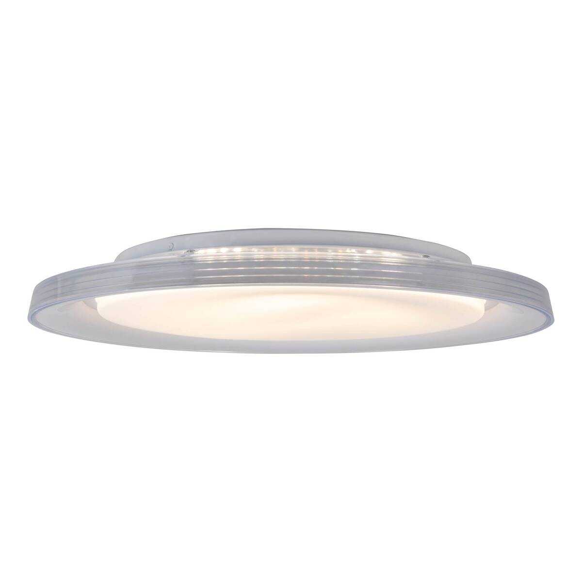 Näve Leuchten LED-Deckenleuchte weiß Metall Kunststoff B/H/T/D: ca. 50,5x7,5x50,5x50,5 cm