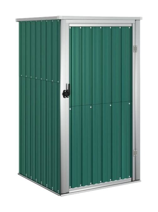 vidaXL Geräteschuppen grün B/H/T: ca. 88x210x93 cm